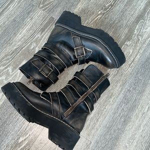 Steve Madden Combat Boots